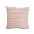 Lr Home LR Home PILLO07515PBUFFPL Pearl Blush Overtufted Solid Square Throw Pillow - 20 x 20 in. PILLO07515PBUFFPL